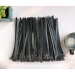 Collier de serrage réutilisable en nylon 200 mm × 8 mm attache câble plastique serre câbles noir lot ... Collier de serrage réutilisable en nylon 200 mm × 8 mm attache câble plastique serre câbles noir lot ...