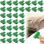 Colliers de serrage pour tuyau de jardin, 35 pi�ces serre film pinces, couverture rang�e clip cerceau ...