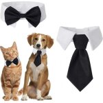 Collier de smoking pour chien et chat r�glable pour animal de compagnie, n?ud papillon pour chien et ...