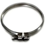 Collier de tuyau de fum�e diam�tre int�rieur 180mm pour tuyau en acier inoxydable