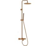 Essebagno - colonne bain - douche thermostatique luisa ii 250 cuivre bross�
