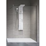 Colonne de douche blanche novellini dress s 158 cm - blanc - blanc - 28 - -