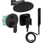 Colonne de douche encastre mcanique hansgrohe vernis blend douche de tte crometta flexible isiflex ...