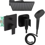 Colonne de douche encastr�e m�canique hansgrohe vernis shape douche de t�te vernis shape flexible isiflex ...