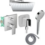 Colonne de douche mcanique hansgrohe vernis shape douche de tte vernis shape flexible mtaflex douchette ...