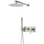 Essebagno - colonne de douche encastre mcanique molette or bross