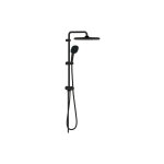 Colonne de douche grohe tempesta 250 cube avec pommes de douche et douchette, sans robinetterie, noir ...