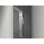 Nala - colonne de douche hydromassage avec quatre fonctions en acier bross