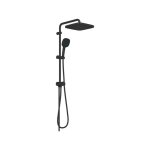 Colonne de douche avec inverseur manuel - economie d'eau grohe vitalio comfort 250 - noir mat - 266982431 ...