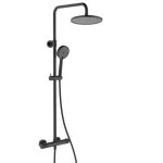 Swiss aqua technologies - colonne de douche avec mitigeur thermostatique + douche de tte 225 mm + douchette ...