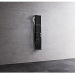 Colonne de douche noire novellini dress 154 cm - noir - noir - 28 - -