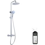 Paini france - colonne de douche paini loggia confort reglable en hauteur + nettoyant briochin Paini france - colonne de douche paini loggia confort reglable en hauteur + nettoyant briochin