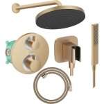Colonne de douche thermostatique hansgrohe ecostat s douche de t�te pulsify s flexible designflex douchette ...