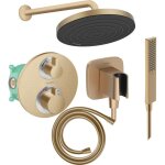 Colonne de douche thermostatique hansgrohe ecostat s douche de tte pulsify s flexible isiflex douchette ...