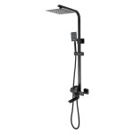 Colonne de douche thermostatique, avec douche plafond carr�e de 20 cm, syst�me de douche thermostatique ...