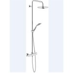 Colonne de douche thermostatique tyko 2 jets - chromé brillant Colonne de douche thermostatique tyko 2 jets - chromé brillant