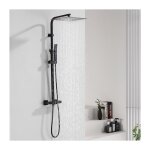 Ubeegol - colonne de douche thermostatique noir - syst�mes de douche pas besoin de forage secondaire ...