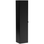 Colonne murale en bois - h 160 x l 35 x p 33 cm - rosario black - livraison gratuite