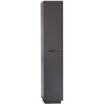 Ondee - zen - colonne de salle de bain � poser palermo - 35cm - gris anthracite - laqu� - livr� en kit ...