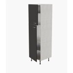 Colonne de rangement cuisine - noir