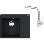 Colonnes - set de cuisine g249m?, évier en fragranit cng 611 - 62 tl / 2 + robinet fs 3230. 031, noir ... Colonnes - set de cuisine g249m?, évier en fragranit cng 611 - 62 tl / 2 + robinet fs 3230. 031, noir ...
