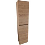 Eiffel art construction - colonne suspendu meuble salle de bain bois miel lansvo nebraska