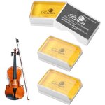 Colophane naturel violon violoncelle 3 pi�ces, rosin � faible poussi�re pour am�lioration du son, r�sine ...