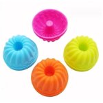 (color�)moules � p�tisserie - aqsacokiya - mini kouglof en silicone - 12 pi�ces - r�utilisables - antiadh�sifs ...