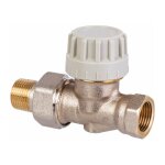 Robinet de radiateur droit thermostatique - f 3 / 8' - senso comap