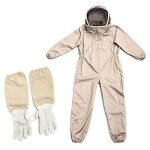 [jamais utilis�] combinaison d'apiculteur, costume d'apiculture professionnelle avec gants & voile de ...