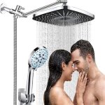 Combinaison de douchette, ensemble de douche rectangulaire de 12 pouces, pomme de douche à 4 modes, pomme ... Combinaison de douchette, ensemble de douche rectangulaire de 12 pouces, pomme de douche à 4 modes, pomme ...