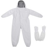 Combinaison de protection d'apiculture en coton vêtements d'apiculture masque chapeau vêtements veste ... Combinaison de protection d'apiculture en coton vêtements d'apiculture masque chapeau vêtements veste ...