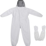 Combinaison de protection d'apiculture en coton vtements d'apiculture masque chapeau vtements veste ...
