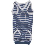 Combinaison de récupération pour chien, chemise post - chirurgie rayée, extensible et respirante, col ... Combinaison de récupération pour chien, chemise post - chirurgie rayée, extensible et respirante, col ...