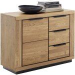 Commode 1 porte 3 tiroirs 107x40x80cm en ch�ne - liri