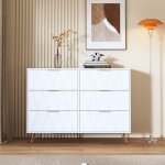 Commode 100cm acve 6 tiroirs - meuble de rangement, pieds dorés, poignées dorées, chambre / salon, commode ... Commode 100cm acve 6 tiroirs - meuble de rangement, pieds dorés, poignées dorées, chambre / salon, commode ...