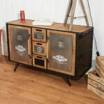 Pier import - commode d'apothicaire 3 tiroirs lamphun