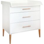 Commode blanche avec table  langer et ila - grand plateau pour commode atb commode grise avec table ...