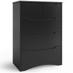 Commode chambre 5 tiroirs meuble rangement chambre salon porche poigne intgre dispositif anti - trbuchemen ...