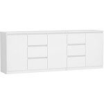 Costa - commode 1d3s / 2d3s, blanc