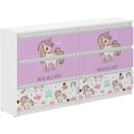 Commode pour enfants r - 140 licorne rose Commode pour enfants r - 140 licorne rose