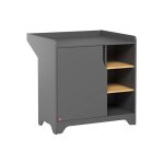 Petits - meubles - commode  langer vox leaf gris et bois