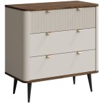 Arredamento1 - commode lufela 110, cachemire + noyer, avec tiroirs, nombre de tiroirs: 0, 82x90x40cm