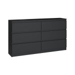 Commode malwa m6 / 140, noir