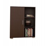 Commode sur pied 6 �tag�res wenge 80 cm