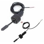 Commutateur de dbit d'eau avec capteur de contrle, assure une rgulation prcise du dbit d'eau.