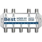 Commutateur diseqc 8x1 best germany hd 3d switch tv sat lnb 8 entre�s 1 sortie