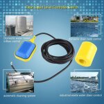Commutateur interrupteur de niveau d'eau � flotteur avec c�ble de 6m pour pompe de r�servoir