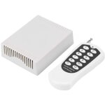 Commutateur rf sans fil dc 12v relais 12 canaux t�l�commande sans fil rf �metteur et r�cepteur