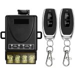 Zvd - commutateur de tlcommande haute puissance sans fil 433 mhz, lumire de tlcommande ac 220 v ...